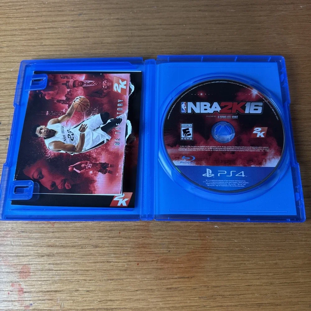 SONY NBA 2K16 PS4 Playstation 4 Anthony Davis Cover 2K Spike Lee 2016 complete